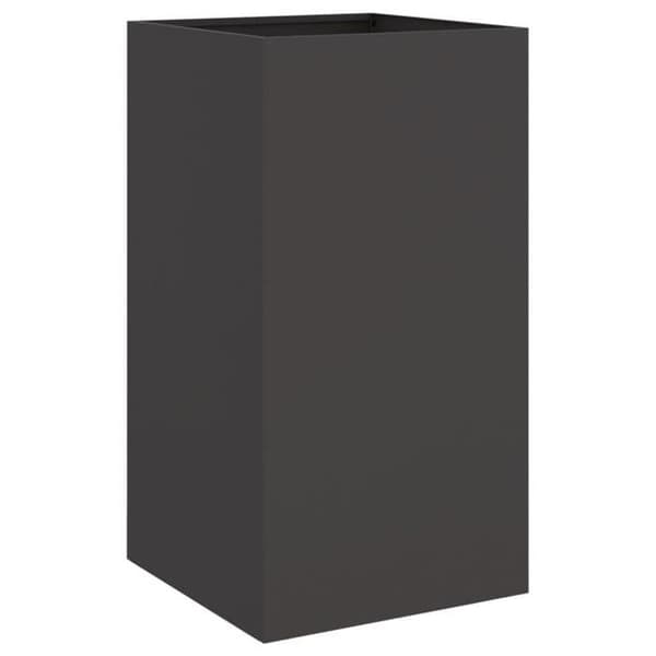 Maison Exclusive - Svart blomlåda 42x38x75 cm stål