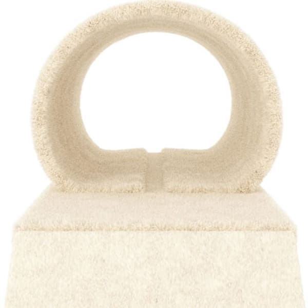 Maison Exclusive - Kattträd med tunnel och stege crème 55,5 cm Grädde