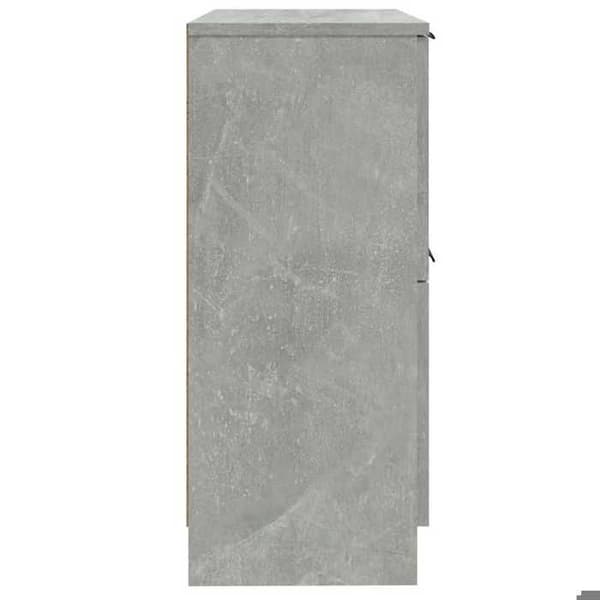 Maison Exclusive - Bufféer 2 st Grå betong 30x30x70 cm Ingenjörsträ