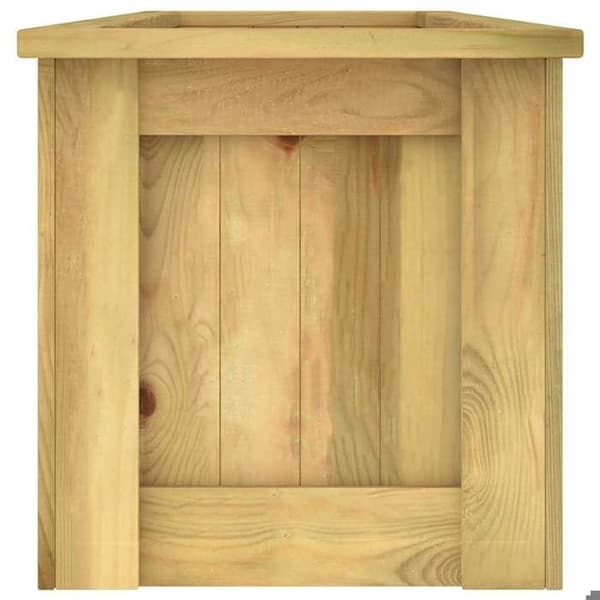 Höjd planteringslåda - EXKLUSIV HEM - 291x50x50 cm - Impregnerad furu - Rektangulär - Väderbeständig
