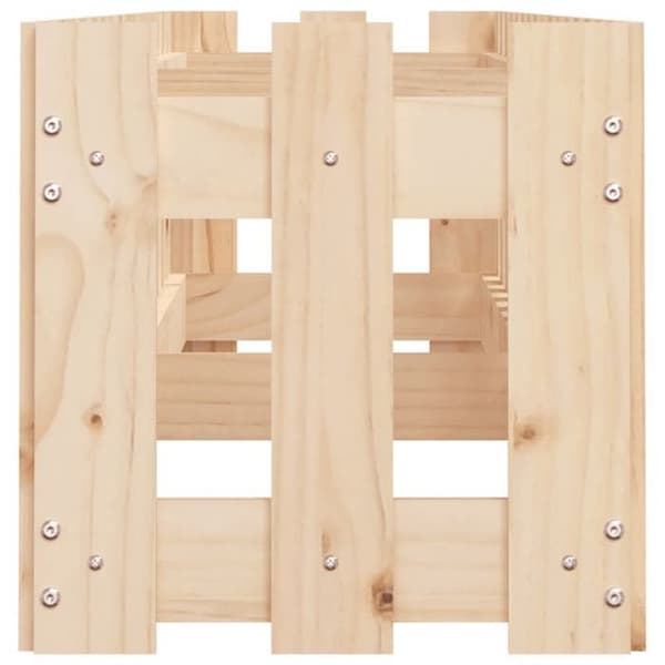 Maison Exclusive - Design-korkea puutarhavuode 200x30x30cm massiivipuusta