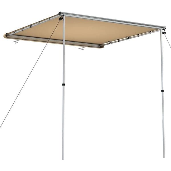 Maison Exclusive - Campingbil och husvagnsmarkis 2,4x2x2,15 m Beige