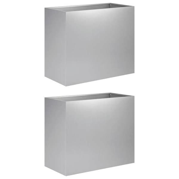 Maison Exclusive - Havekrukke 2 stk Sølv 60 x 30 x 50 cm