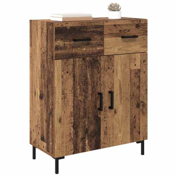 Buffet - EKSKLUSIVT HUS - 69,5 x 34 x 90 cm - Ingeniørtræ - Brun - Moderne