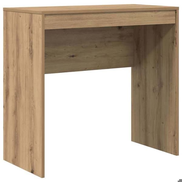 Maison Exclusive - Håndlavet egetræskontor 80 x 40 x 76 cm Ek