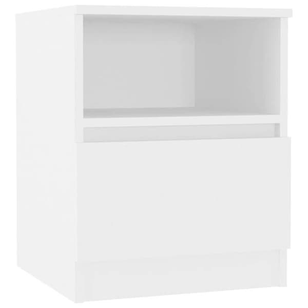 Maison Exclusive - Sängbord 2 st vit 40x40x50 cm ingenjörsträ Vit