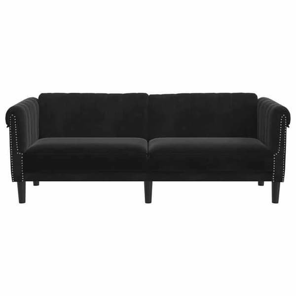 Maison Exclusive - Sort velour 3-personers sofa
