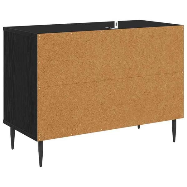 Maison Exclusive - TV-møbel GOTHA 69 x 33 x 50,5 cm Sort eg Ingeniørtræ