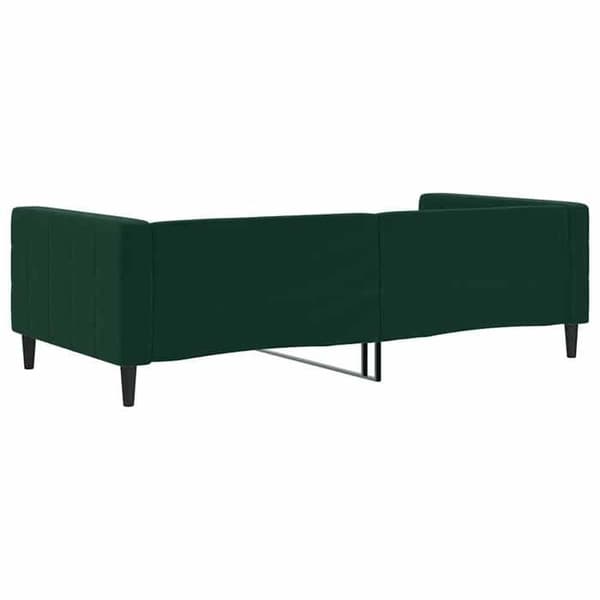 Maison Exclusive - Sängsoffa utan madrass mörkgrön 100x200 cm sammet Mörkgrön