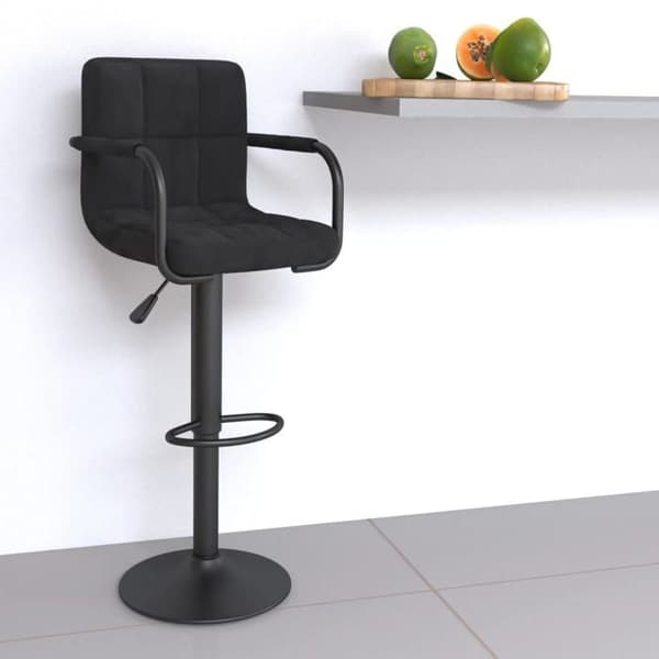 Maison Exclusive - Svart Sammet Barstol