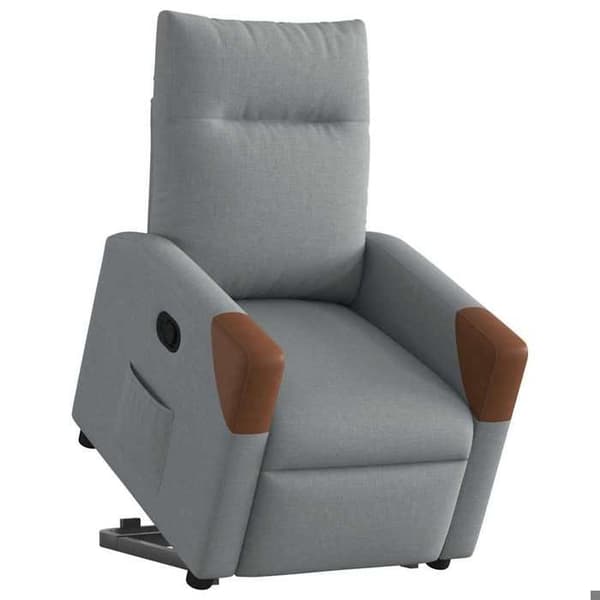 Maison Exclusive - Lätt grå recliner i tyg