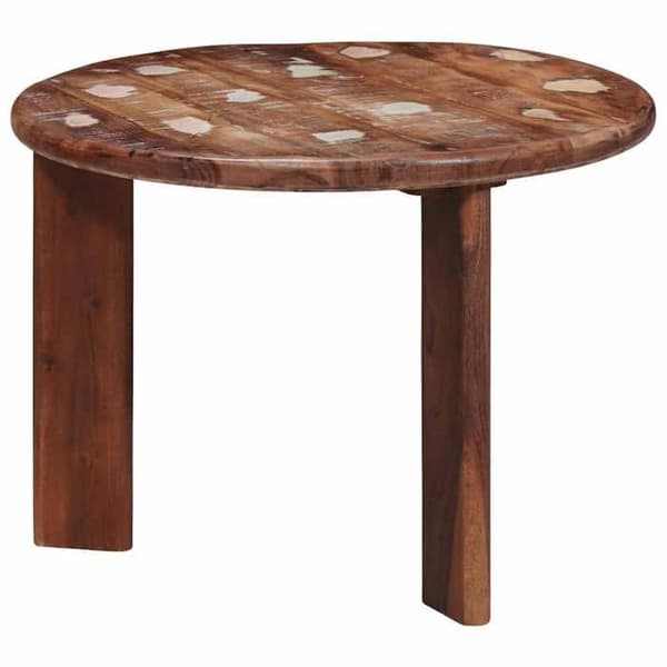 Sammenklappelige lav borde - MAISON EXCLUSIVE - Sæt af 3 stk - Gul - Ø54 x 40 cm - Stabelbare
