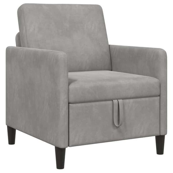 Maison Exclusive - Sofa med opbevaring Lys grå 72 x 78 x 87 cm Polyester