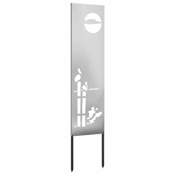 Maison Exclusive - Have skærm Fretwork Sølv 32 x 140 cm Silver