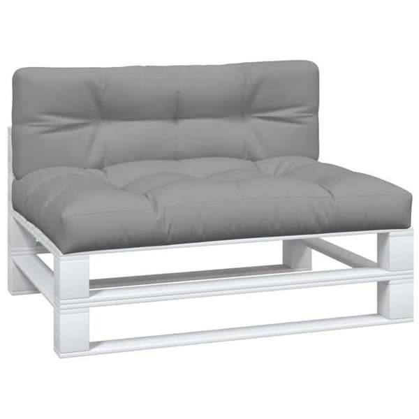 Maison Exclusive - Pallet puder sæt af 2 grå stof