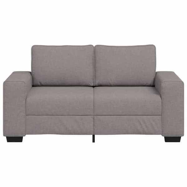 Maison Exclusive - Soffa 2 platser taupe 160x77x82 cm i tyg