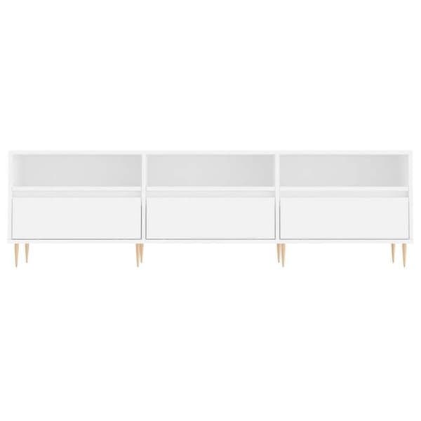 Maison Exclusive - TV-möbel vit 150x30x44,5 cm ingenjörsträ Vit