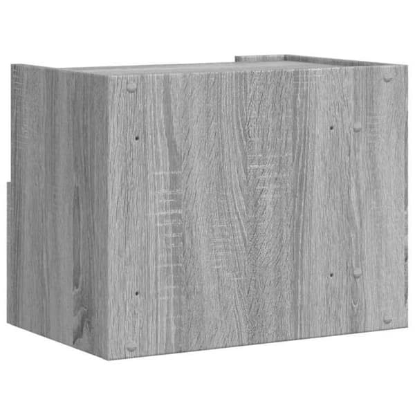 Maison Exclusive - Väggmonterad sängbord sonoma grå 45x30x35 cm