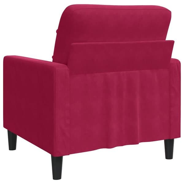 Maison Exclusive - Bordeaux punainen nojatuoli 60 cm sametti