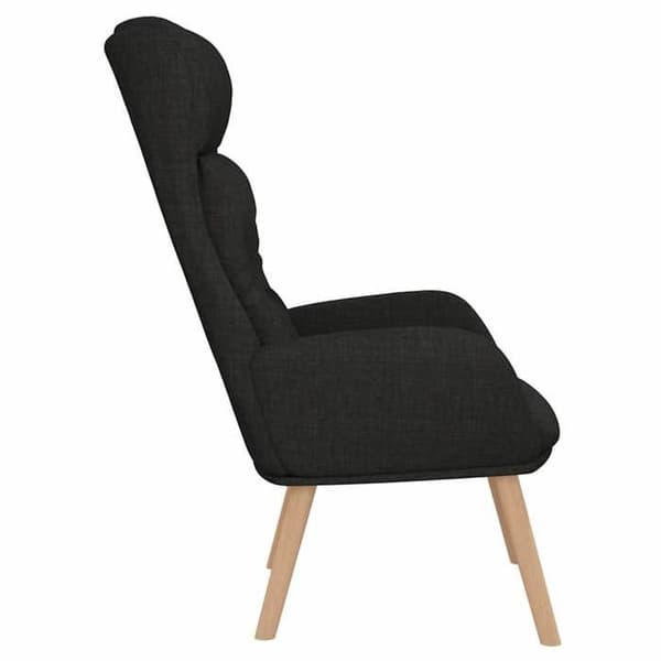 Maison Exclusive - Avkopplingsstol Svart Tyg