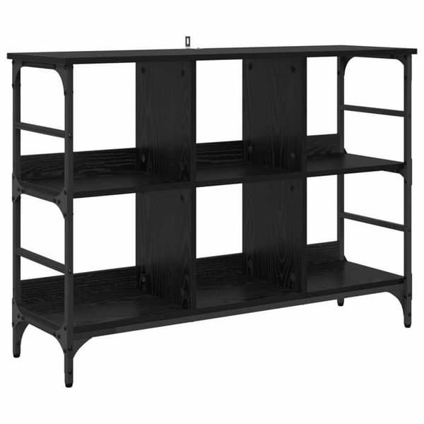 Maison Exclusive - Buffet Sort egetræ 102 x 32 x 73,5 cm svart ek
