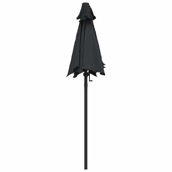 Maison Exclusive - Parasol Sort 200x224 cm Aluminium