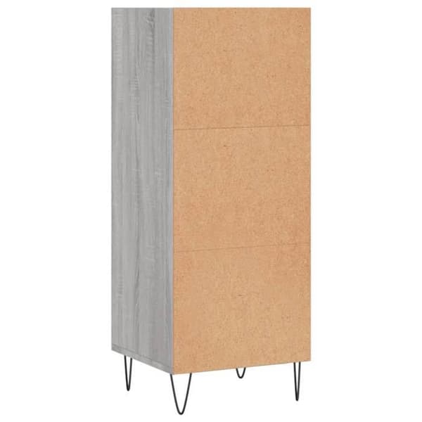 Maison Exclusive - Buffé Sonoma Grå 34,5x32,5x90 cm Ingenjörsträ