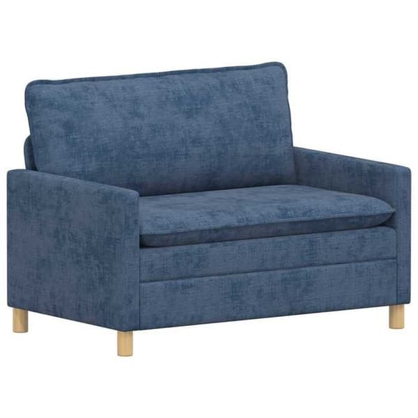 Maison Exclusive - Soffa Blå 126 x 81 x 87,5 cm Polyester
