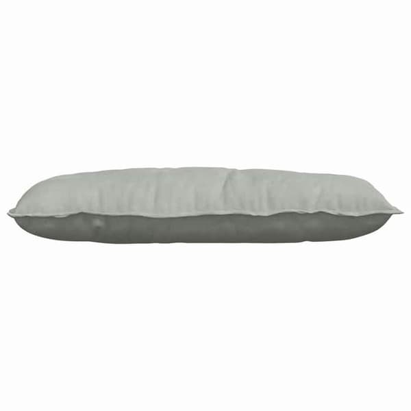 Maison Exclusive - Lys grå rygpude 100 x 50 cm i fløjl