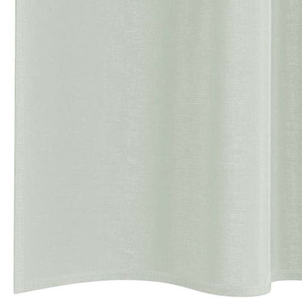 Verho - MAISON EXCLUSIVE - 2 kpl - Renkaat - Vaaleanharmaa - 100% polyesteri ljusgrått