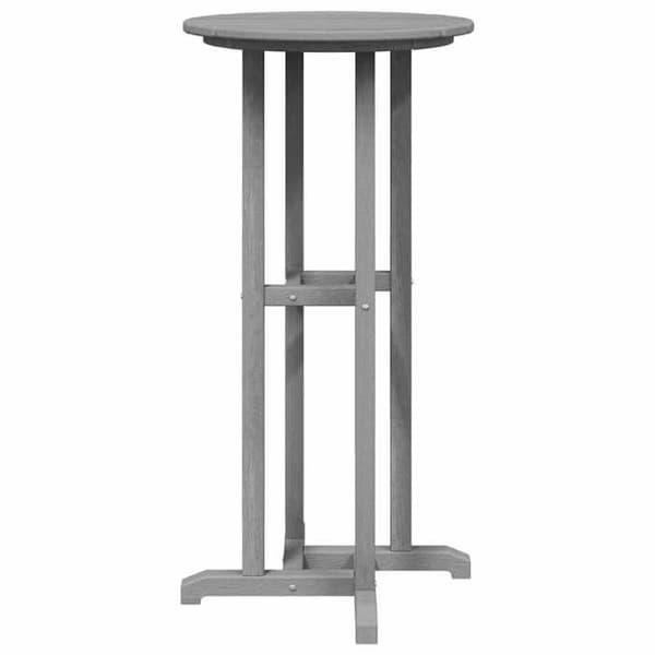 Maison Exclusive - Vaalea harmaa baaripöytä 55 x 55 x 107 cm Polyeteeni
