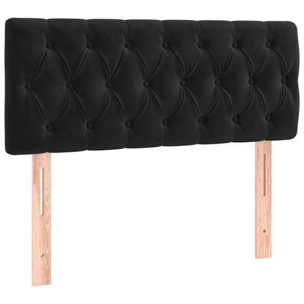 Maison Exclusive - Sort Hovedgærde 90x7x78/88 cm Velour