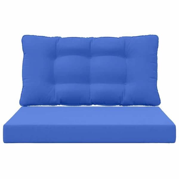 Utomhus soffkudde - EXKLUSIV HEM - 80 x 68,5 cm - Polyester - Avtagbart blixtlåsöverdrag - Skumfyllning kungsblå