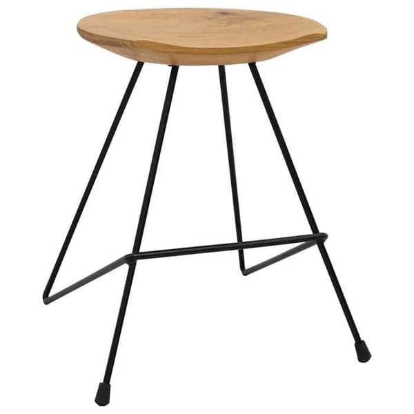 Maison Exclusive - Barstolar set om 2 i massivt teakträ