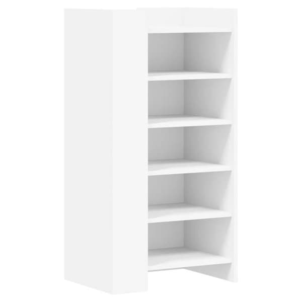 Maison Exclusive - Skåp för skor vit 52x37,5x100 cm ingenjörsträ Vit