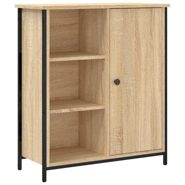 Maison Exclusive - Buffé ek sonoma 70x30x80 cm ingenjörsträ