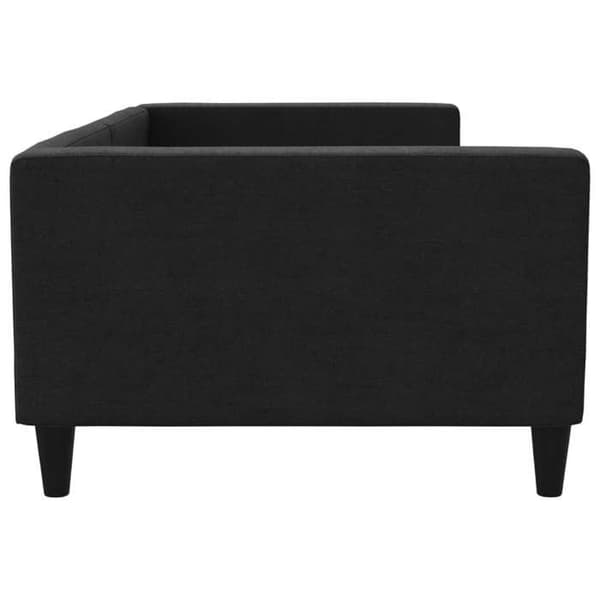 Maison Exclusive - Sengebænk uden madras sort 100x200 cm stof