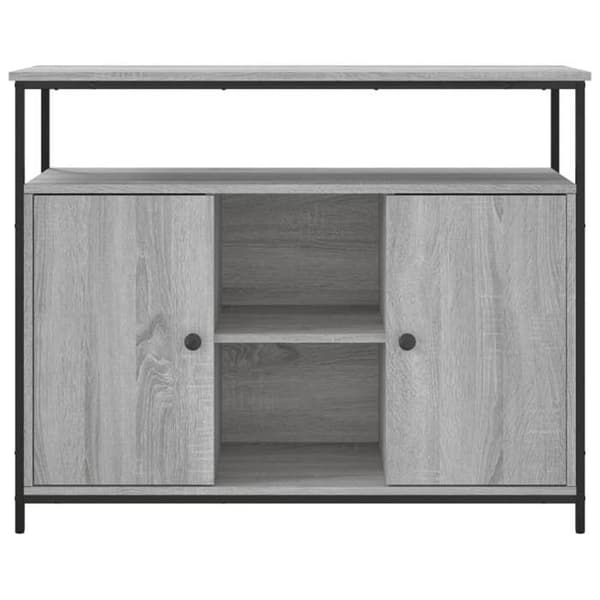 Maison Exclusive - Buffet sonoma grå 100x35x80 cm ingeniørtræ