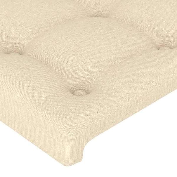 Maison Exclusive - Hovedgærde Creme 80x5x78/88 cm Stof Grädde