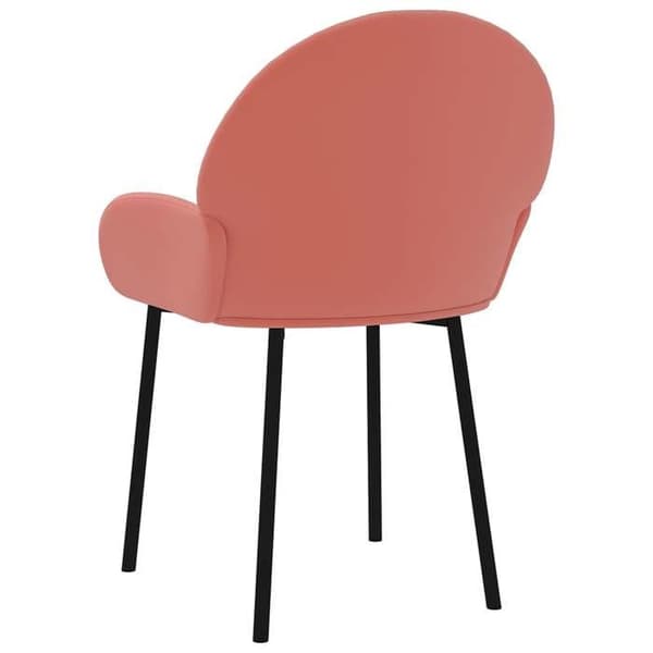 Maison Exclusive - Matstolar set om 2 Rosa Sammet