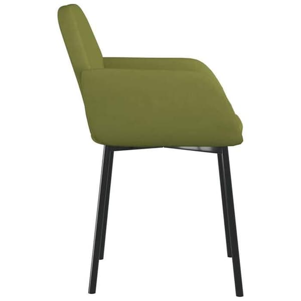 Maison Exclusive - Matstolar set om 2 Ljusgrön Sammet