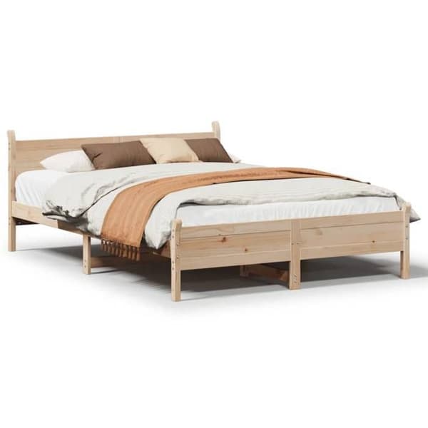 Maison Exclusive - Patja ilman runkoa 140x190 cm massiivipuusta
