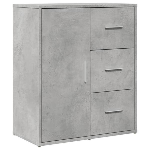 Maison Exclusive - Buffeter 2 stk grå beton 60x31x70 cm ingeniørtræ