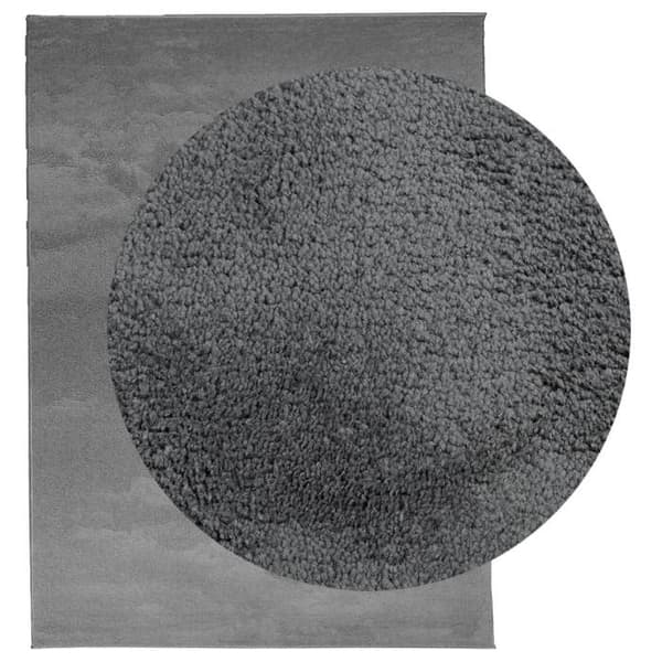 Tæppe - EKSKLUSIVT HUS - OVIEDO - 240x340 cm - Polyester - Antracit antracit