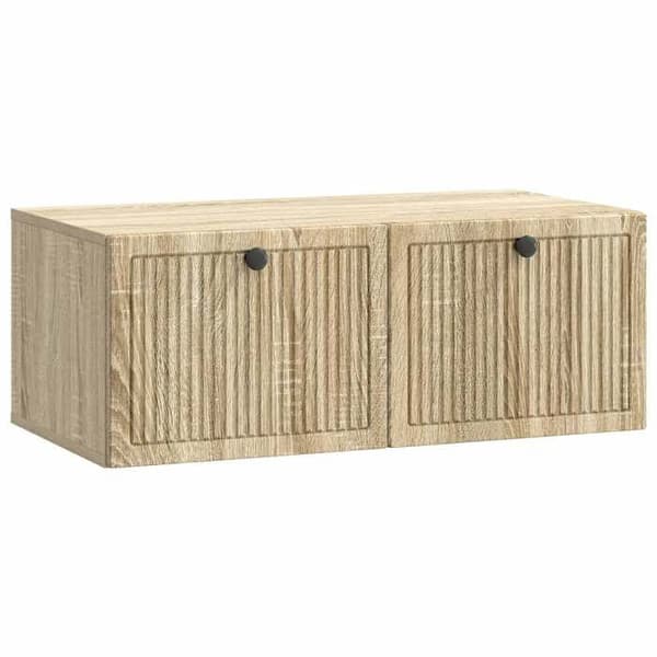 Exklusivt Hem - Väggmonterad TV-möbel Väggmontering Ek Sonoma 78,5 x 41 x 30 cm