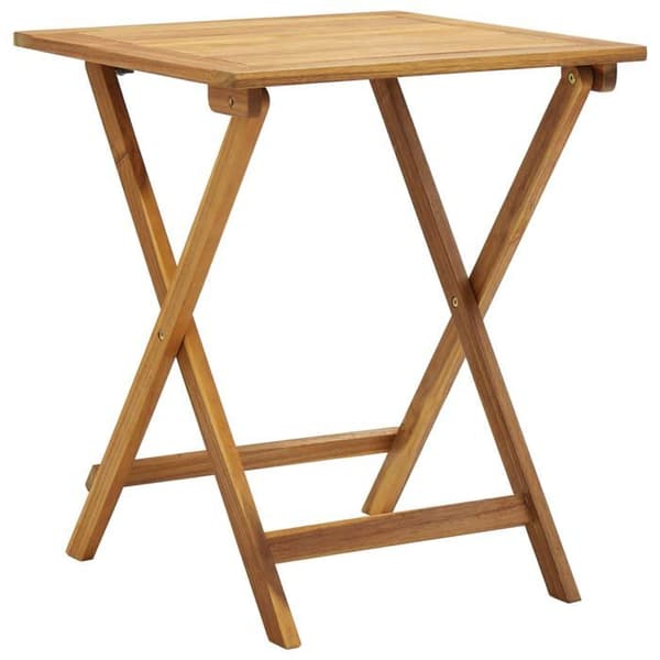 Maison Exclusive - Sæt af 3 stk. foldbart bistro og puder i solid akacietræ Mörkgrå (kuddar)
