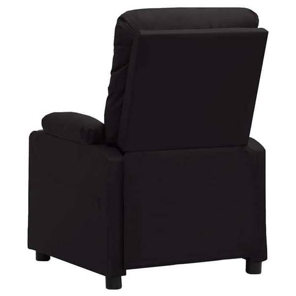 Maison Exclusive - Svart konstläder fåtölj med lutning