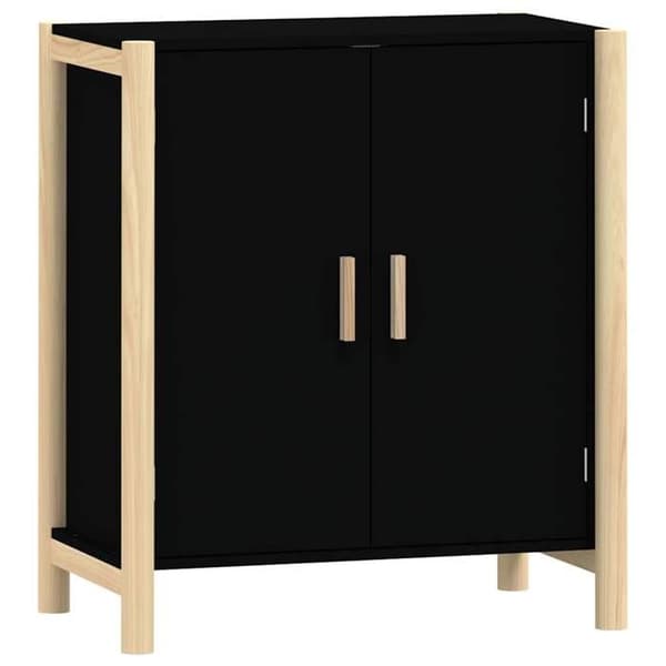 Maison Exclusive - Buffé Svart 62x38x70 cm Ingenjörsträ