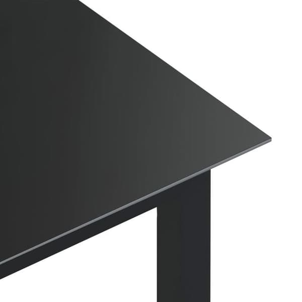 Maison Exclusive - Trädgårdsset 5 delar aluminium antracit antracit
