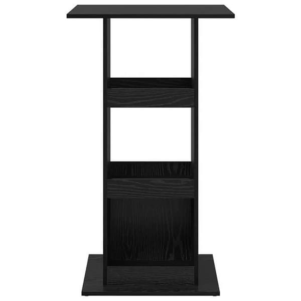 Maison Exclusive - Barbord 60 x 60 x 100 cm Ingeniørtræ Sort eg